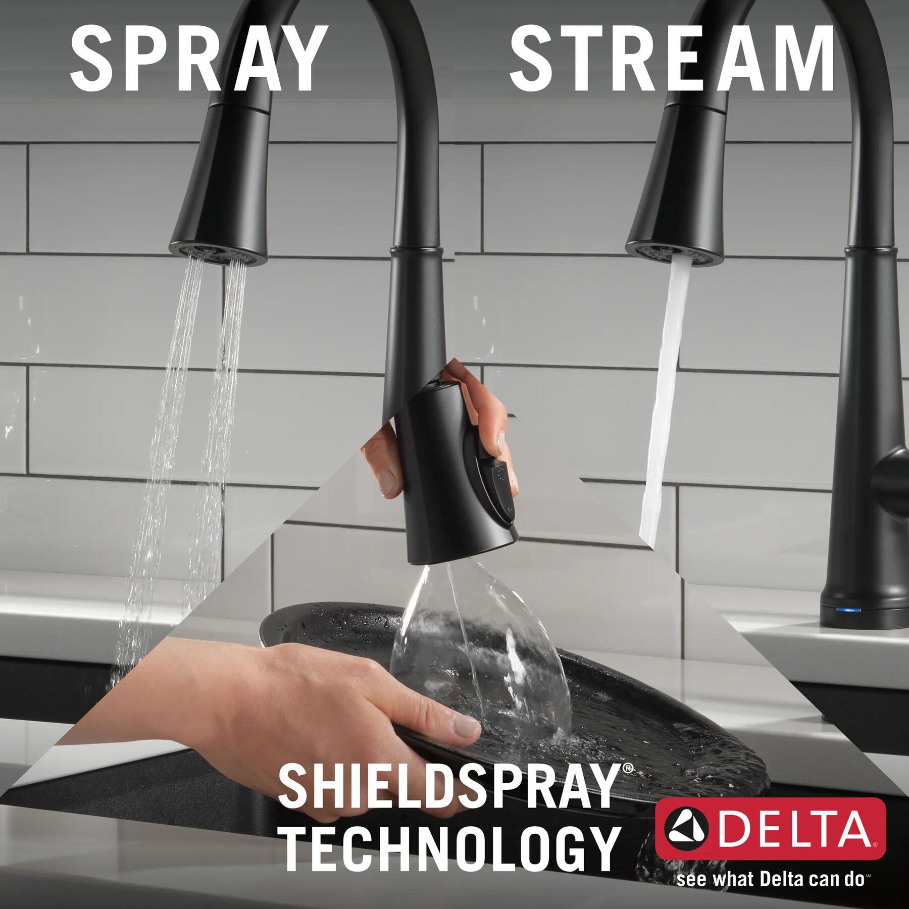 Touch<sub>2</sub>O&reg;  Pull-Down Kitchen w/ShieldSpray (Recertified)