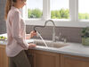 Single Handle Pull-Down Kitchen Faucet with Soap Dispenser and ShieldSpray&reg; Technology