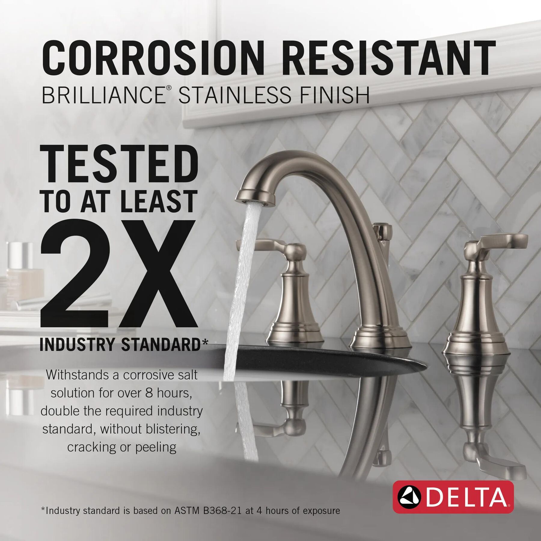 Two Handle Widespread Bathroom Faucet