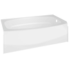 60" x 30" Curved Bathtub - Right Drain