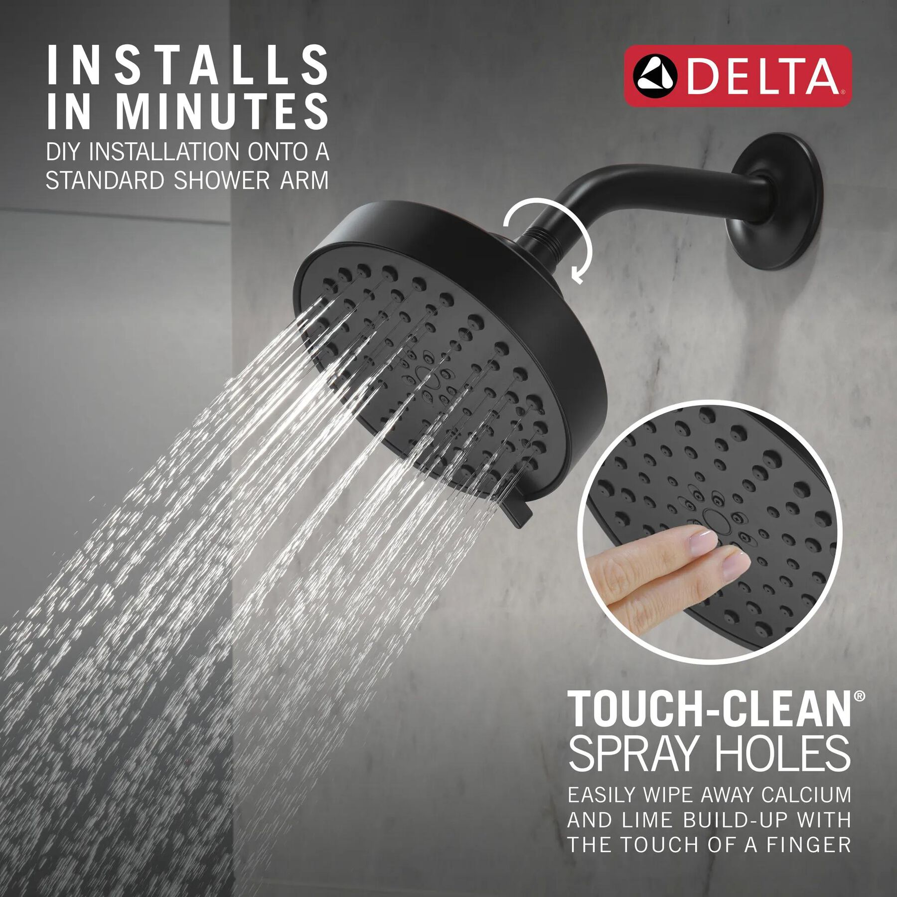 4-Setting Shower Head