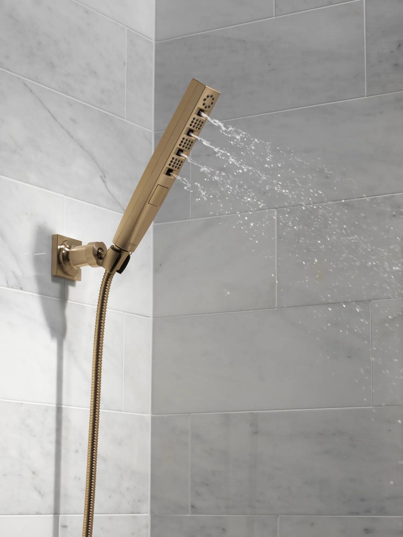 H<sub>2</sub>Okinetic&reg; 4-Setting Wall Mount Hand Shower