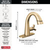 Single Handle Pull Down Bathroom Faucet