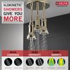 H<sub>2</sub>Okinetic&reg; Pendant Raincan Shower Head with LED Light