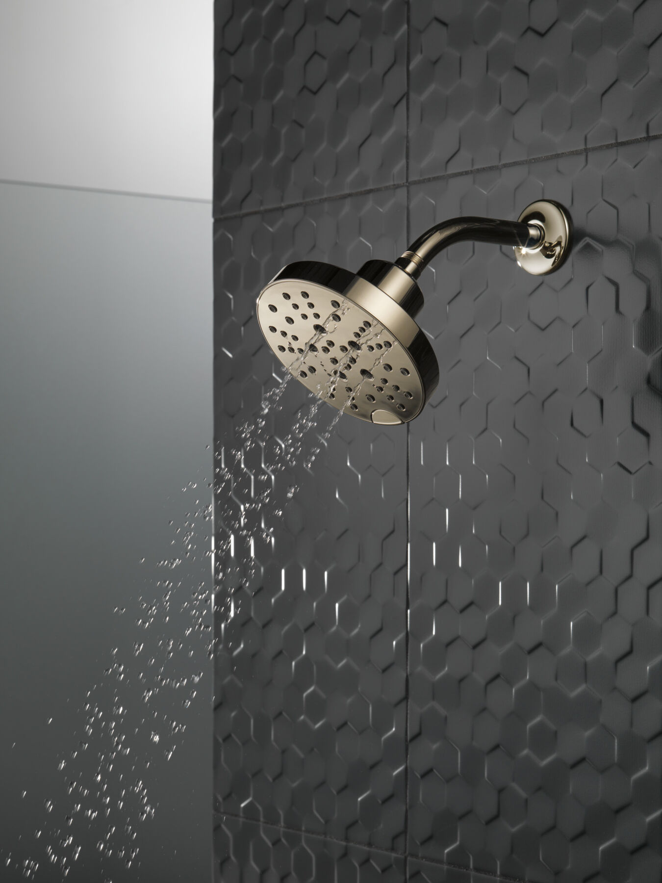 H<sub>2</sub>Okinetic&reg; 5-Setting Contemporary Raincan Shower Head