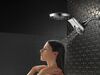 HydroRain&reg; H<sub>2</sub>Okinetic&reg; 5-Setting Two-in-One Shower Head