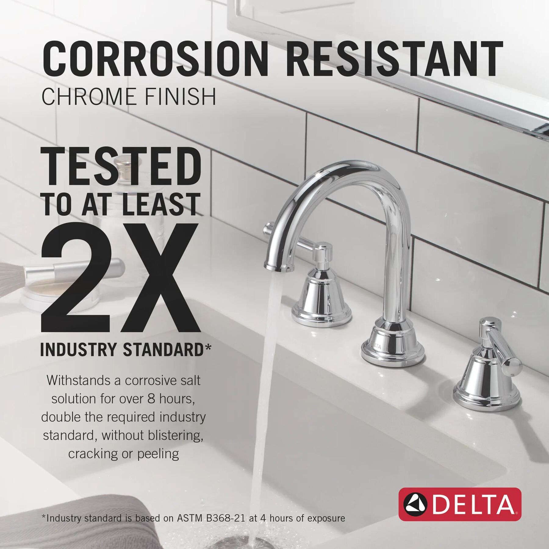 Two Handle Widespread Bathroom Faucet