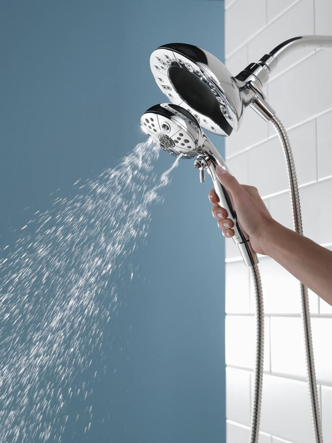 H2Okinetic&reg; In2ition&reg; 5-Setting Two-in-One Shower