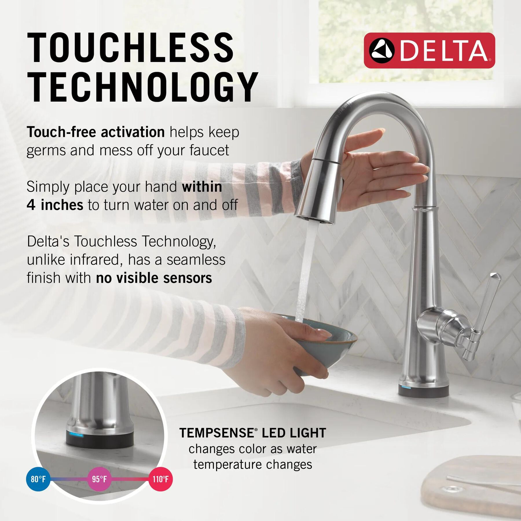 Touch2O&reg; Bar / Prep Faucet with Touchless Technology