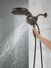 HydroRain&reg; H<sub>2</sub>Okinetic&reg; 5-Setting Two-in-One Shower Head
