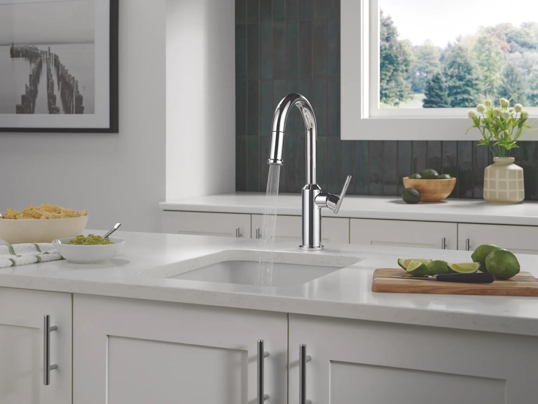 Single Handle Pull-Down Bar/Prep Faucet