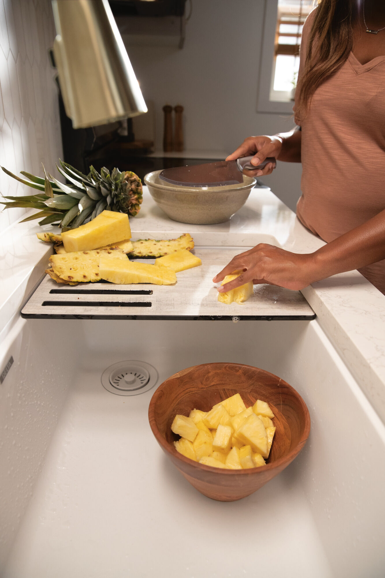 Single-Handle Pull-Down Kitchen Faucet with Touch2O® Technology in