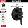 14S Integrated Diverter Trim - 3 Setting (Recertified)