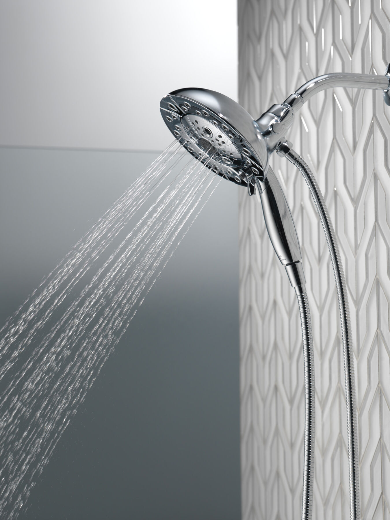 H<sub>2</sub>Okinetic&reg; In2ition&reg; 5-Setting Two-in-One Shower (Recertified)