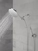 Adjustable Raincan Shower Head with Hand Shower