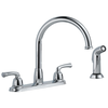 Two Handle Kitchen Faucet with spray