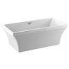 60'' x 32'' Freestanding Tub with Integrated Waste and Overflow