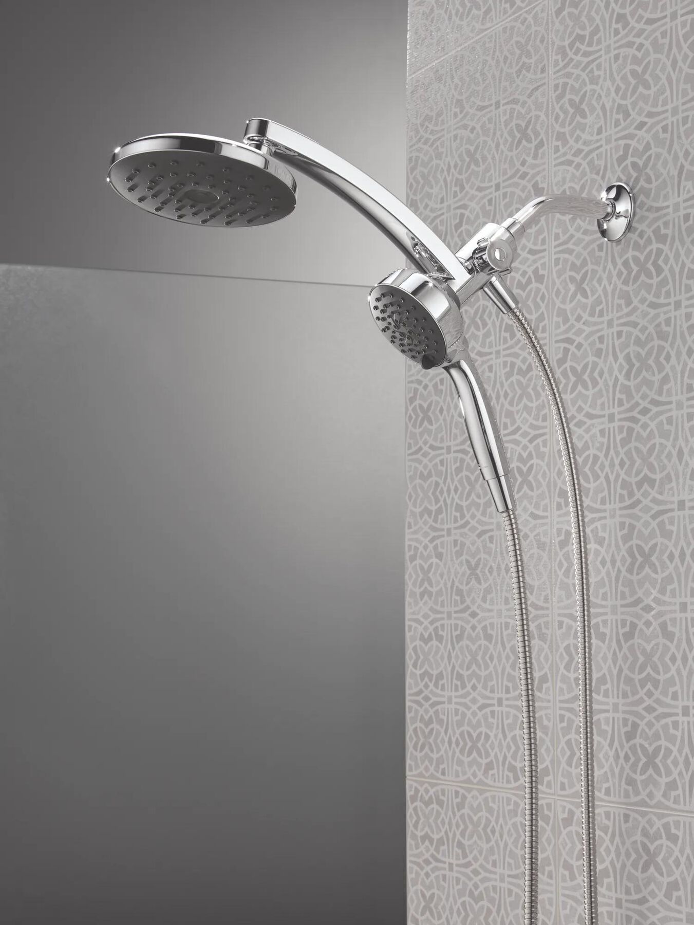 PivotPro&trade; 3-in-1 Combination Shower with TouchClean&reg; Spray Face