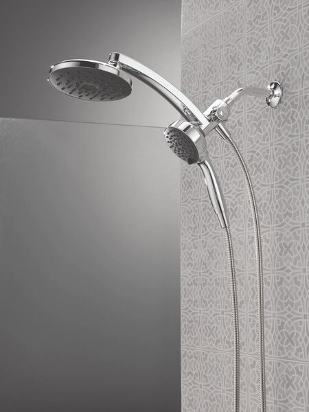 PivotPro™ 3-in-1 Combination Shower with Silicone Spray Face in Chrome ...
