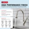 Single Handle Pull-Down Kitchen Faucet with Soap Dispenser and ShieldSpray Technology