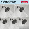 Detangling Hand Shower with 5- Setting Showerhead and Shower Filter Bundle