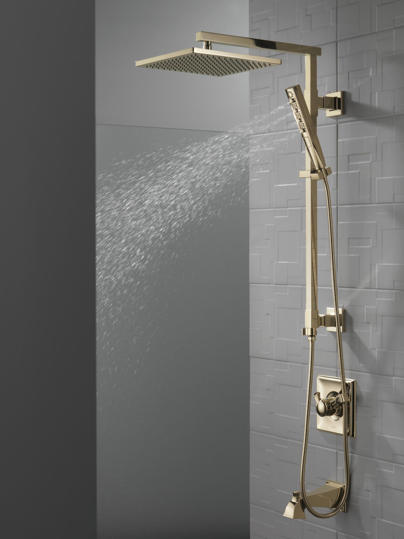 Single-Setting Metal Raincan Shower Head