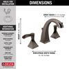 Two Handle Widespread Bathroom Faucet