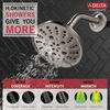 H<sub>2</sub>Okinetic&reg; 5-Setting Traditional Raincan Shower Head