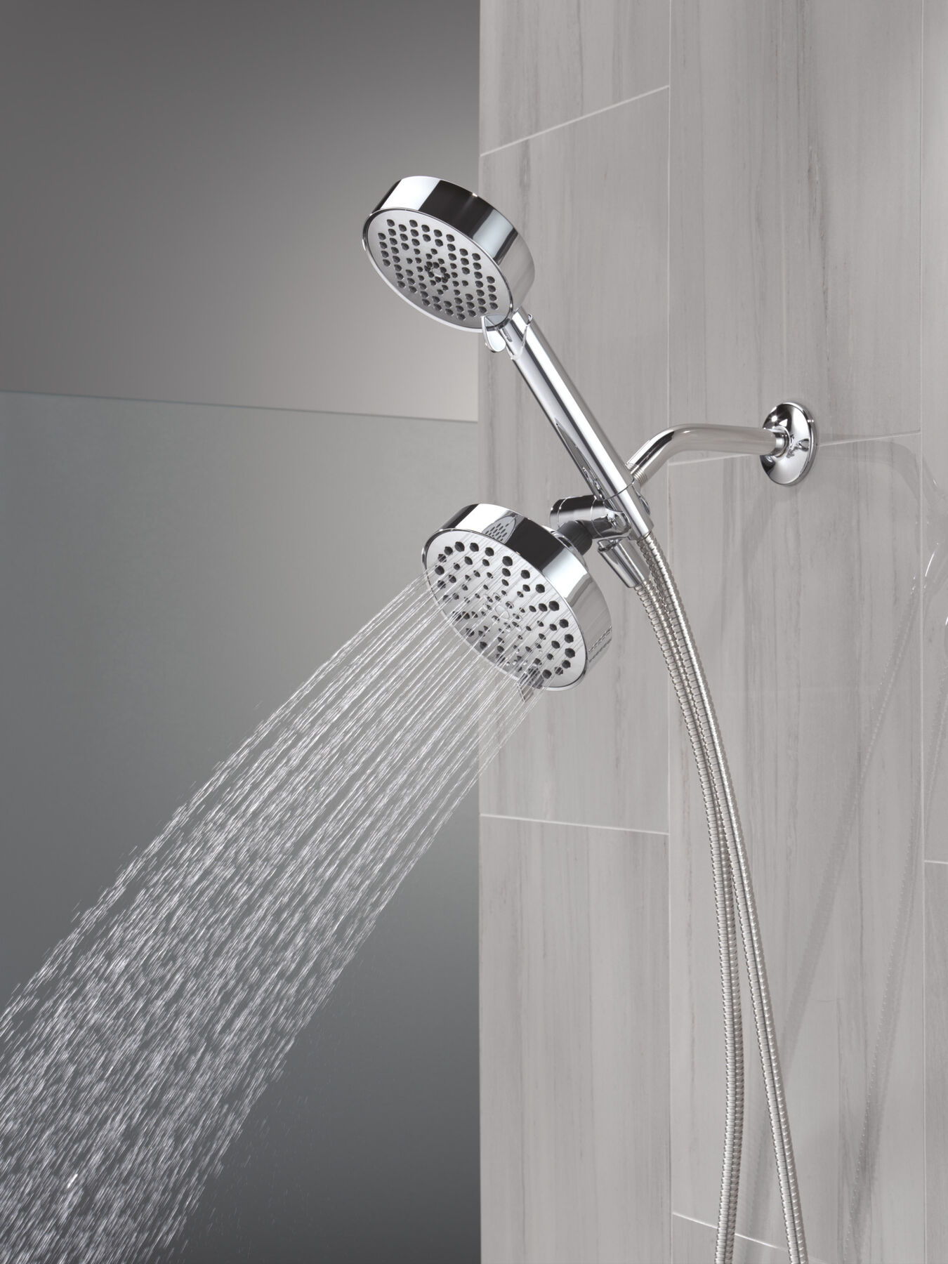 5-Setting Two-in-One Combination Shower with Additional Mount