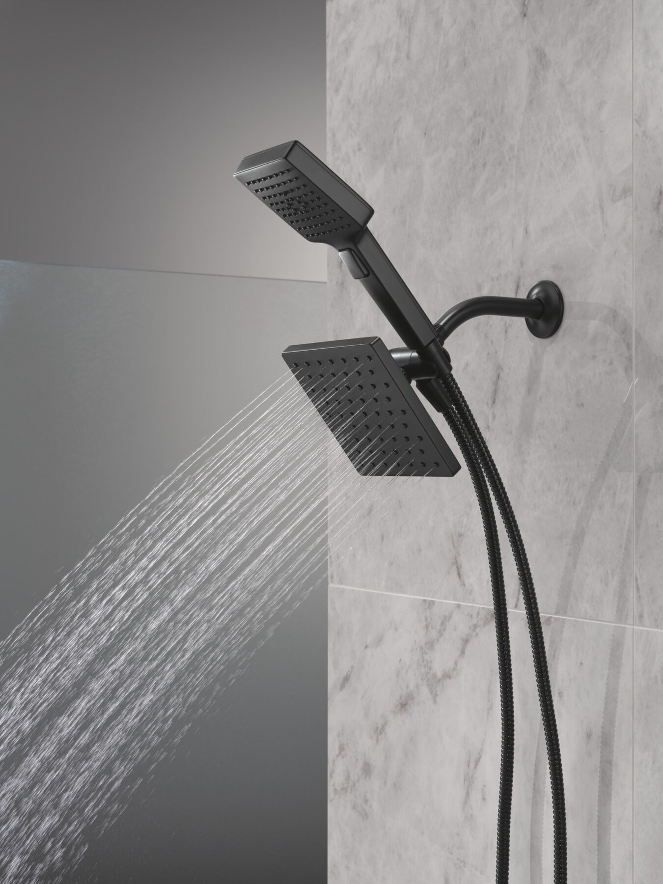 5-Setting Two-in-One Combination Shower with Additional Mount