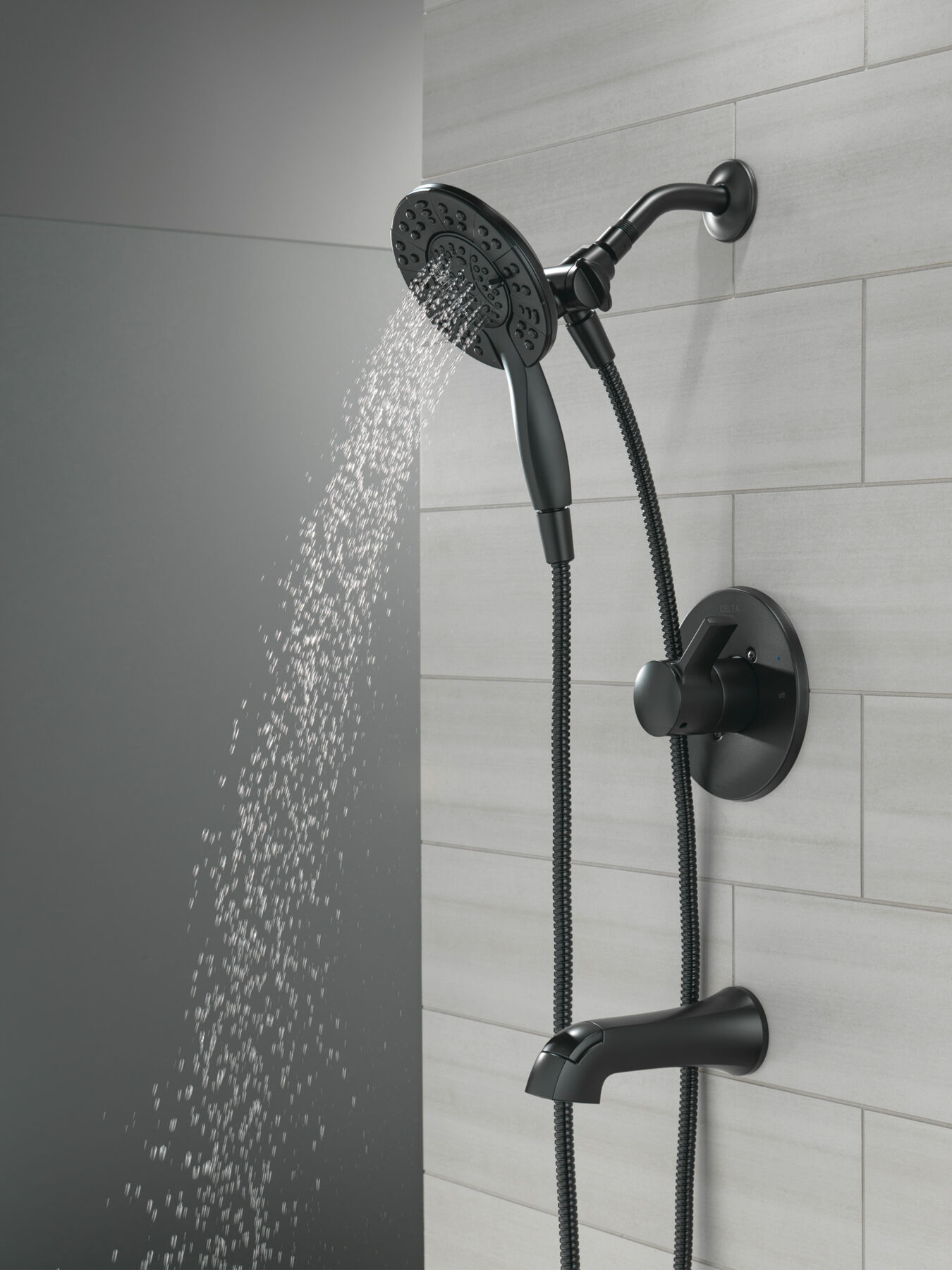 Tub Shower Trim with Universal Rough Bundle