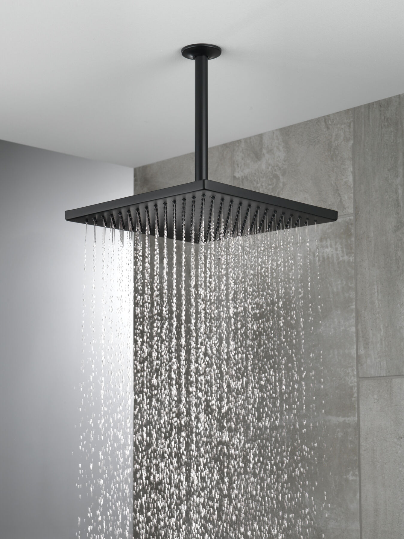 Raincan Shower Head with Shower Arm Bundle - Square