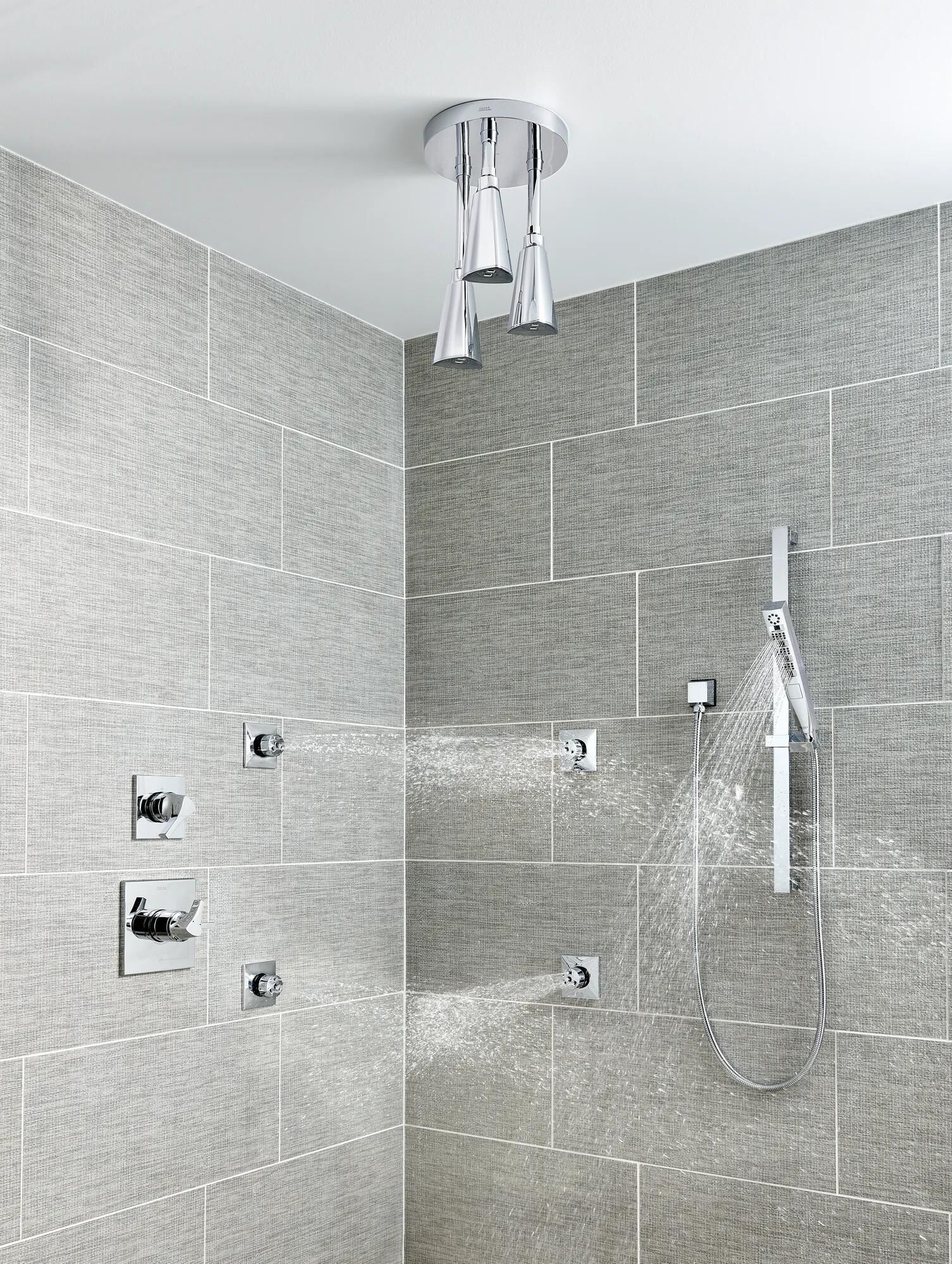 6-Setting 3-Port Diverter Trim in Chrome T11974 | Delta Faucet
