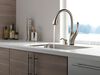 Single Handle Pull-Down Kitchen Faucet with Touch2O Technology and Soap Dispenser
