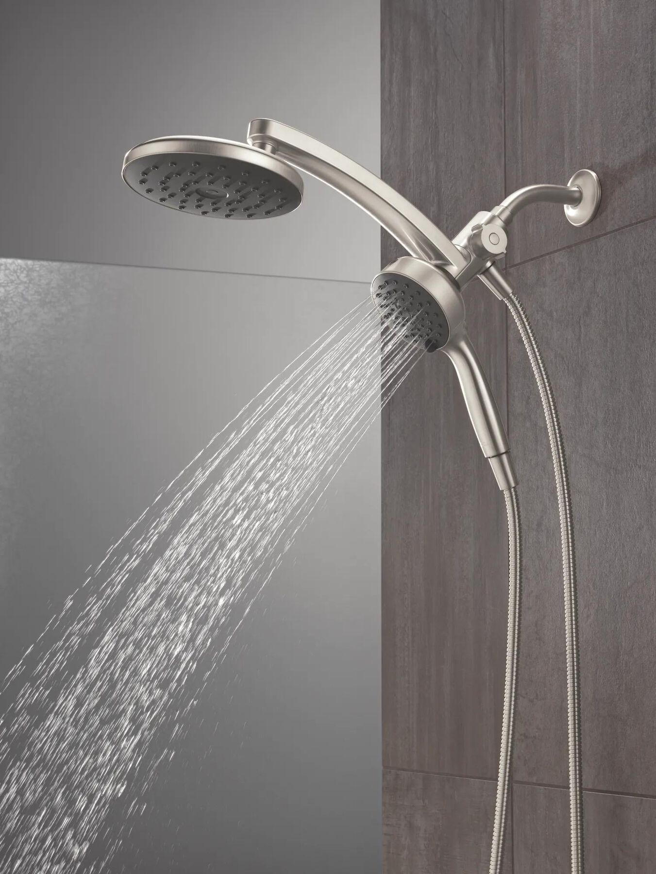 PivotPro&trade; 3-in-1 Combination Shower with TouchClean&reg; Spray Face
