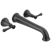 Two Handle Wall Mount Tub Filler Trim
