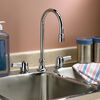 Two Handle 8 In Below Deck-Mount Faucet