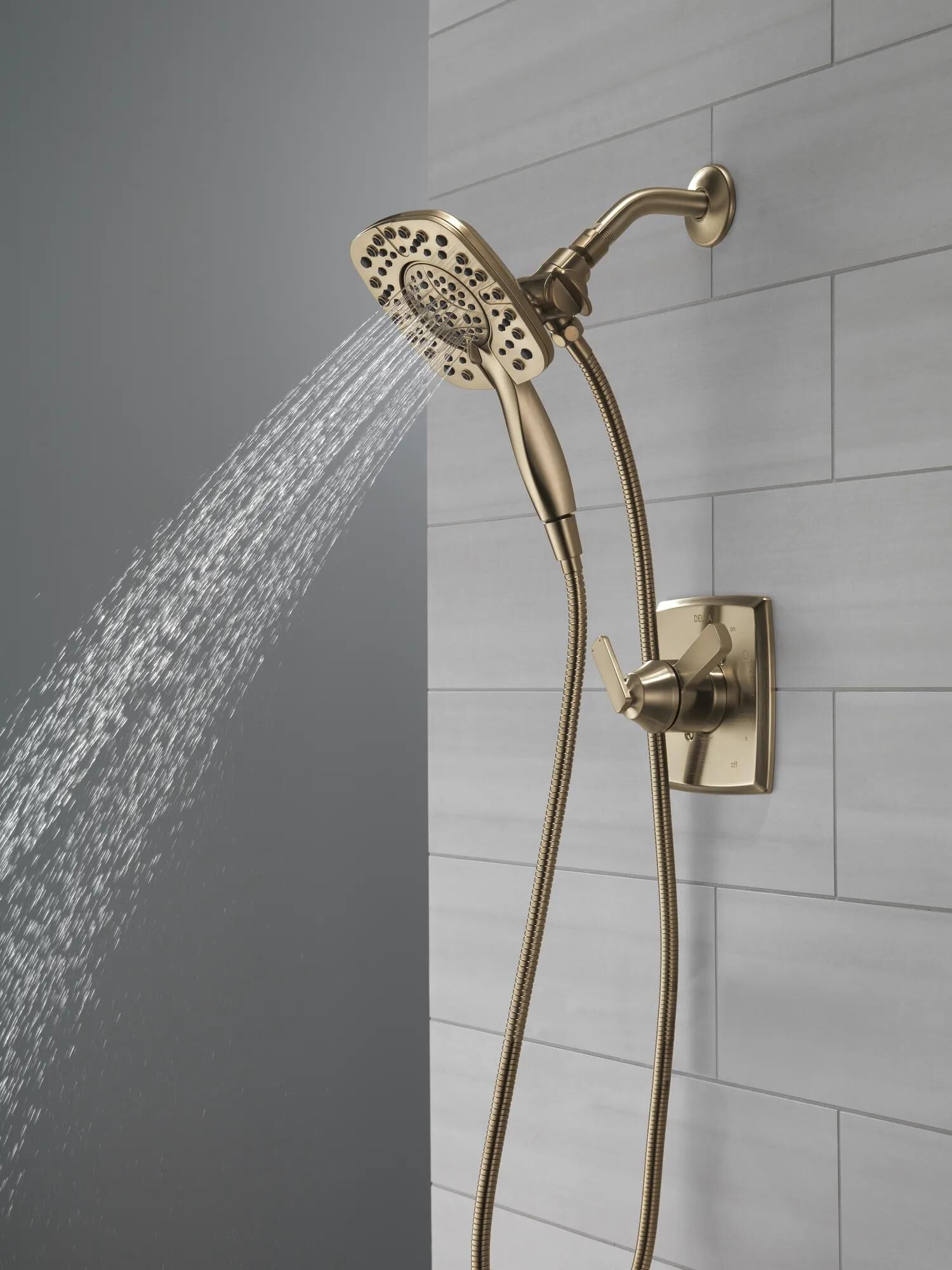 Monitor® 17 Series Shower Trim with In2ition® Two-in-One Shower in
