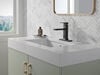 Single Handle Lavatory Faucet with Bathroom Accessories Bundle