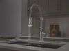 Single Handle Pull-Down Kitchen Faucet With Spring Spout