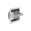 Stainless Steel Recessed Paper Holder with Plastic Roller