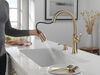 Pull-Down Kitchen Faucet w/Soap Disp (Recertified)