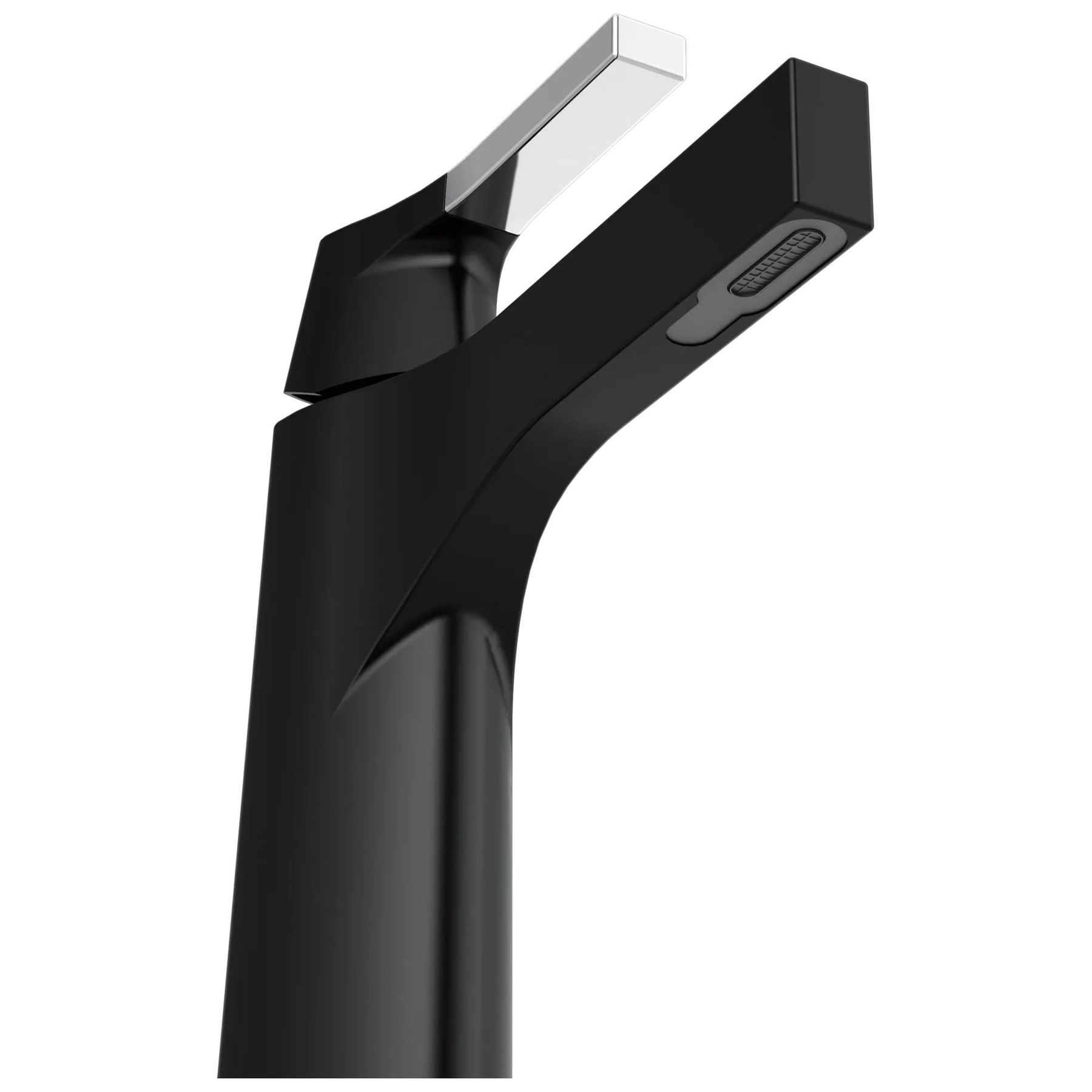 D　704540 Single Handle Bathroom Faucet in Chrome / Matte Black 574-CSMPU
