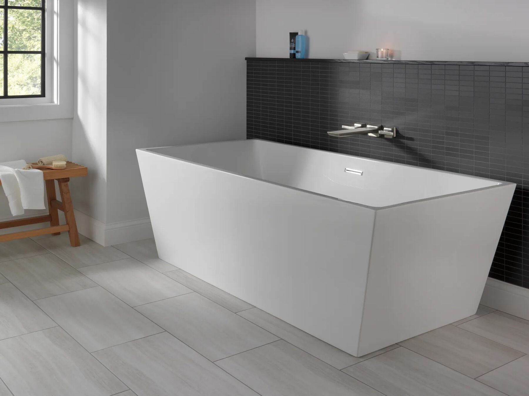 Wall Mount Tub Filler Trim