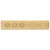 Traditional High Flow Push Button Thermostatic Trim - 3 Outlet