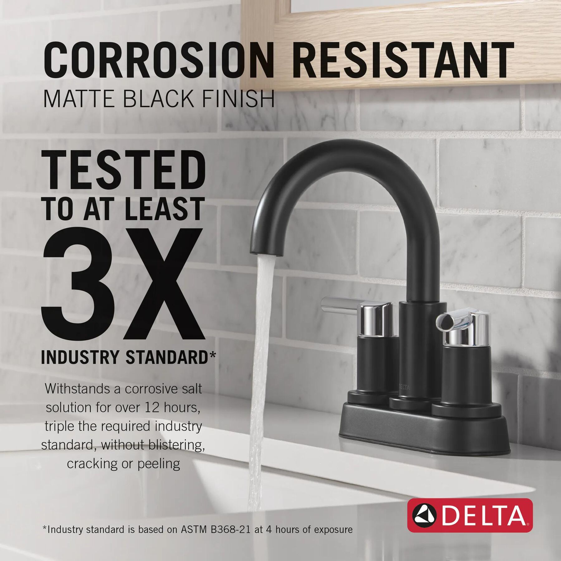Two Handle Centerset Bathroom Faucet