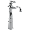 Single Handle Centerset Lavatory Faucet with Riser - Less Pop-Up