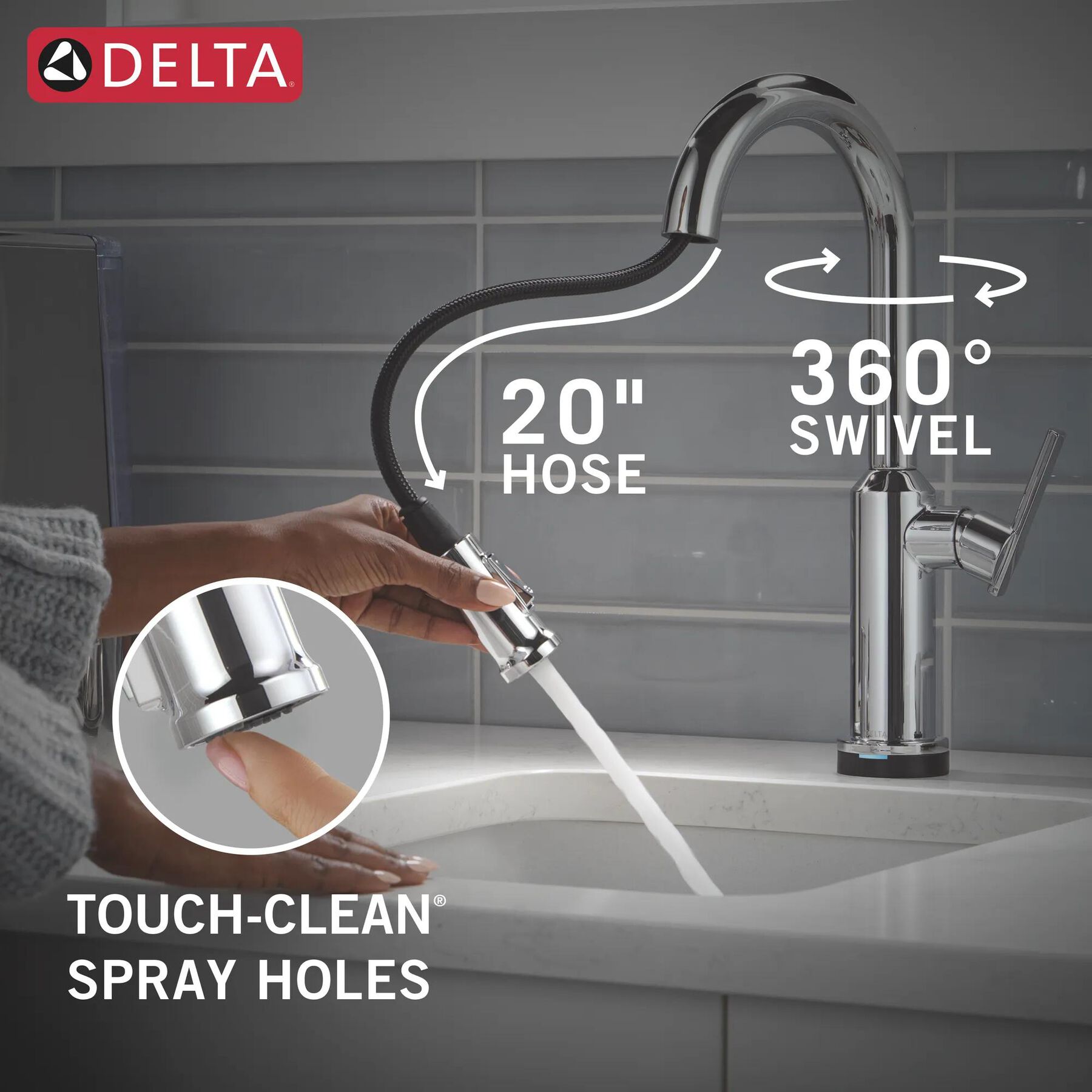 Touch2O&reg; Bar / Prep Faucet with Touchless Technology