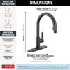 Single Handle Pull-Down Kitchen Faucet&nbsp;