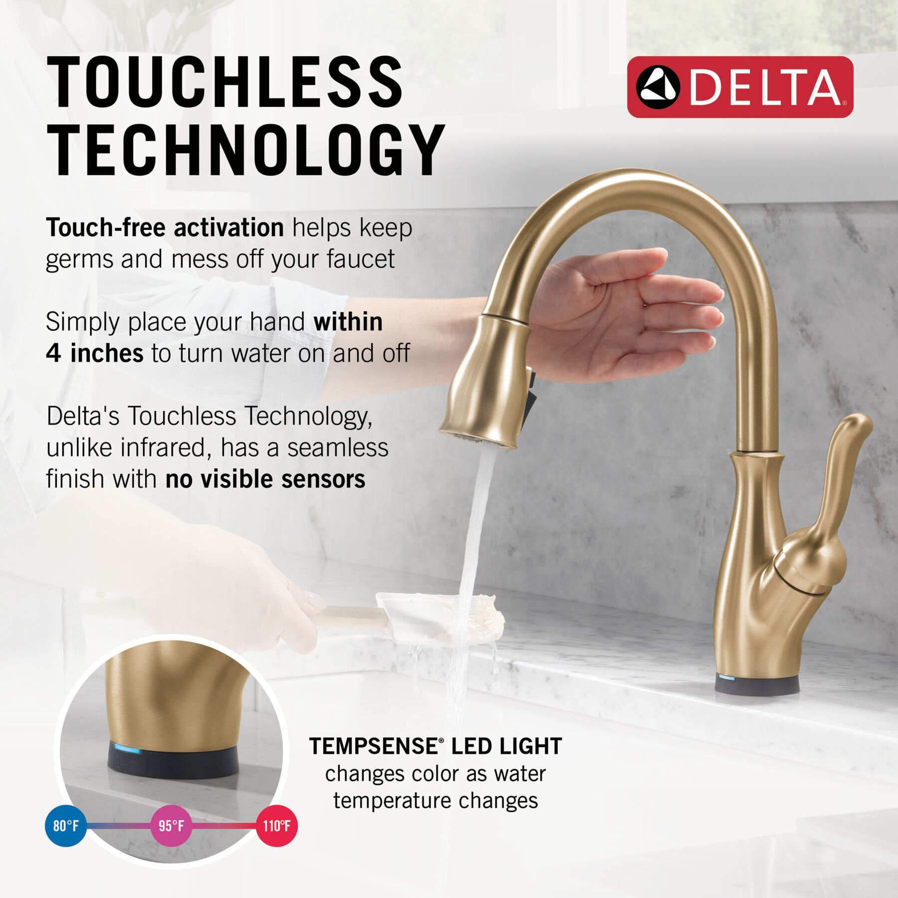 Touchless Pull-Down Kitchen with Soap Disp Bundle